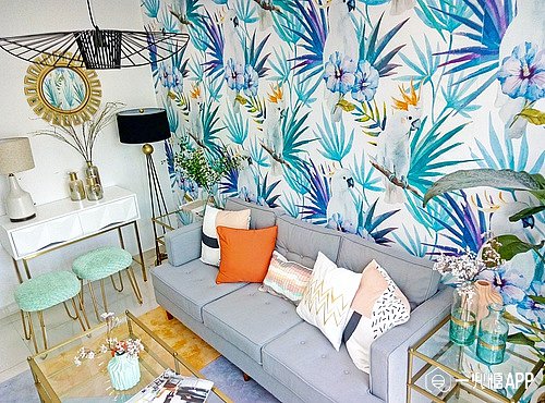 我家10㎡空房变身都会名媛风会客厅