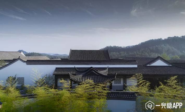 浙江山水园林古风别墅