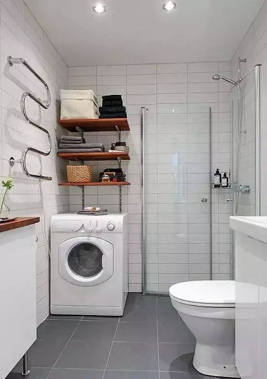 增大空间利用率 放厨房 将洗衣机放在厨房台面下,节省空间,非常适合于