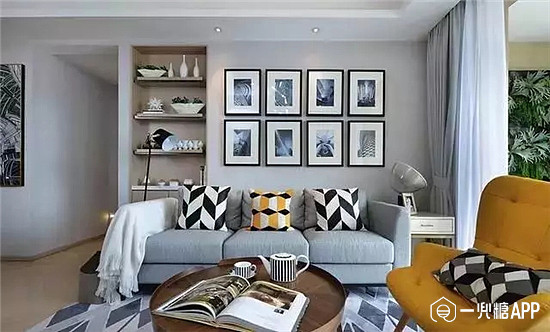 沙发背景墙装饰画怎么选择 5b8b923a253ab.jpg!710