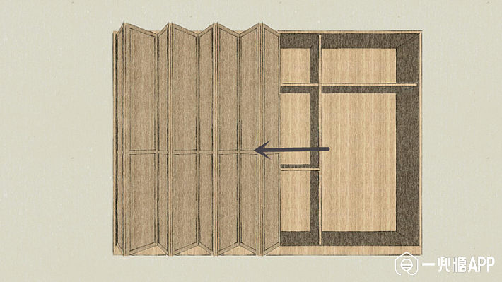 折叠门怎么打开图解 5bcabc127ef98.jpg!710