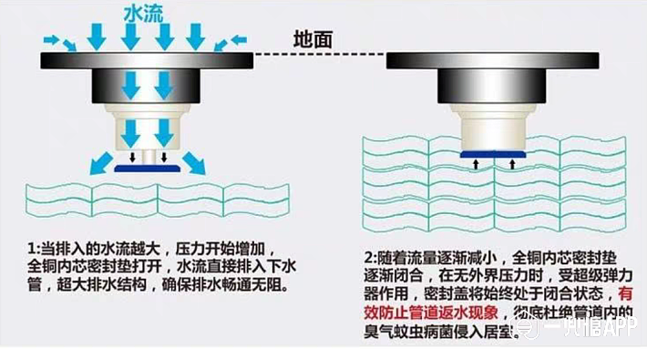 地漏用了什么原理物理_防臭地漏的原理与图解