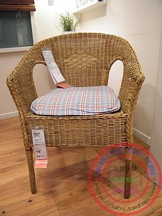 宜家代购 IKEA 奇维 三人沙发 丹思伯 深灰色-一