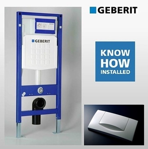 【图】少量存货处理啦~ 吉博力一代隐蔽水箱UP130+白色面板网购--一兜糖yidoutang.com