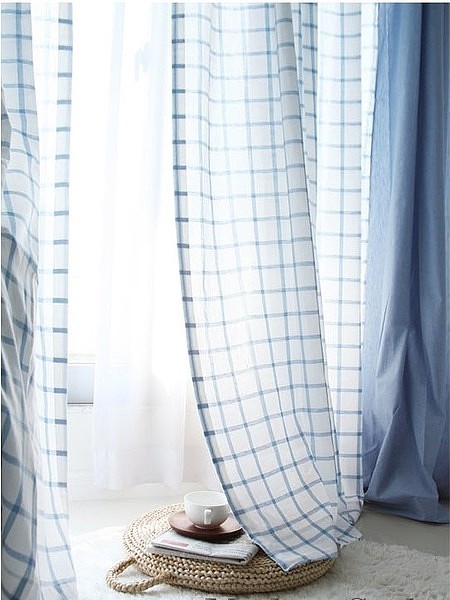 【图】日式和风,窗帘夏日清凉宜家北欧风格日