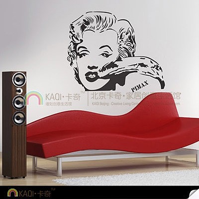 宜家IKEA风格创意墙贴|个性人物海报墙贴|背景