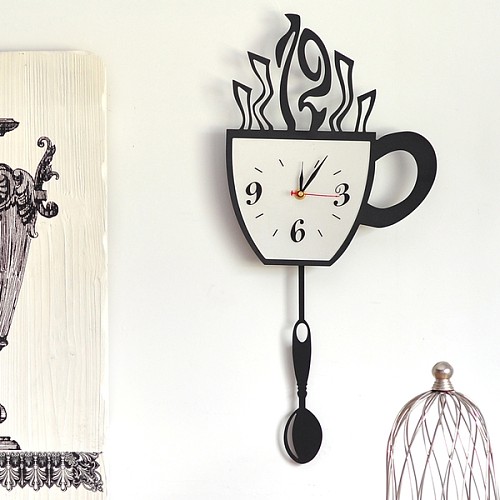 【图】钟,简约现代鼎礼家居DIY创意静音咖啡杯