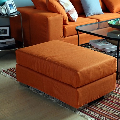 tolook图勒客厅沙发 简约现代时尚橙色海洋 布