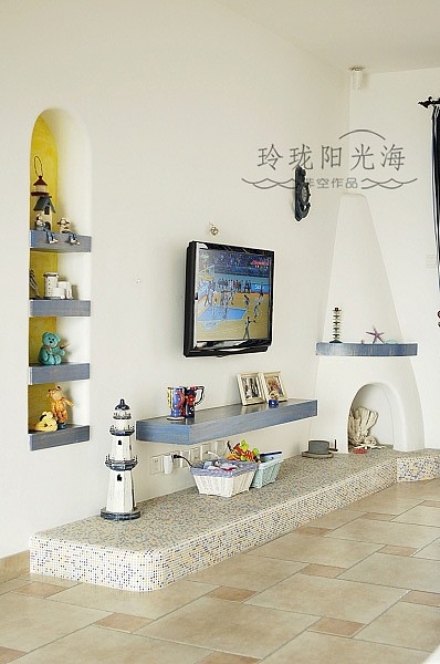 玲珑阳光海\/小颗粒陶瓷马赛克\/地中海乡村田园