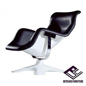 【图】休闲椅,简约现代摇椅 躺椅 卡路赛利椅 最舒服的椅子 Karuselli Chair黑色真皮网购--一兜糖yidoutang.com