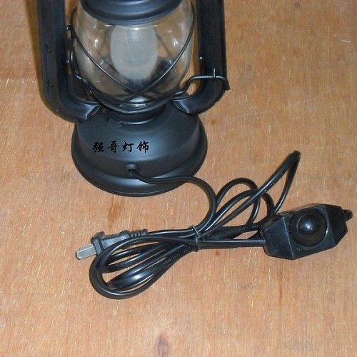 欧式铁艺复古马灯 简约田园卧室床头灯 客厅灯