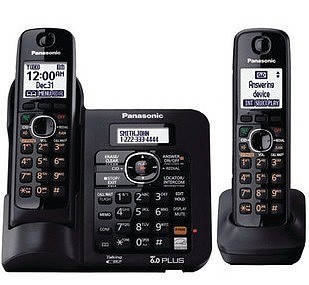 简约现代松下无绳电话机 子母机 单机 座机 包邮