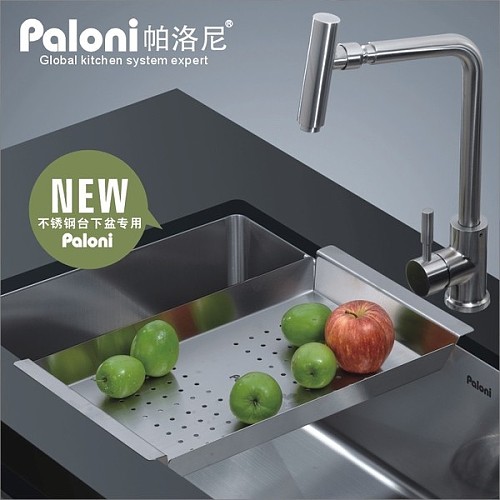 帕洛尼欧美不锈钢水槽 洗菜盆 台下盆方槽 配套