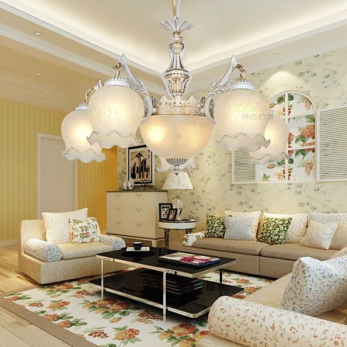 欧式吊灯客厅灯餐厅灯简约欧式灯具卧室灯地中