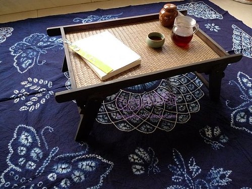 泰国藤艺小茶几 榻榻米茶桌 茶几 东南亚家具 电