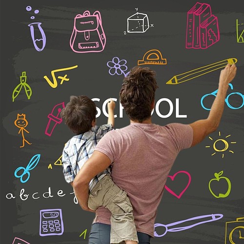 黑板贴纸 加厚 儿童房间涂鸦墙 可移除墙贴教室