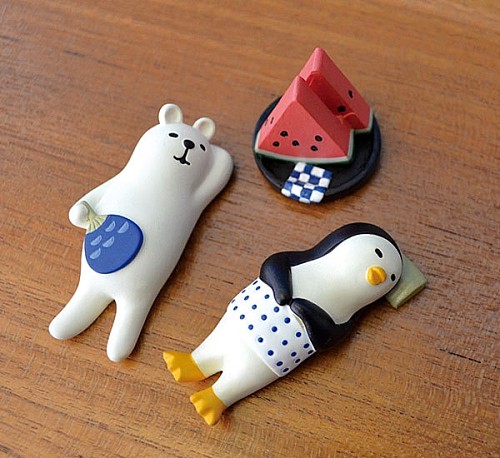 现货 日本ZAKKA 蠢萌 夏季限定 企鹅 白熊 系列