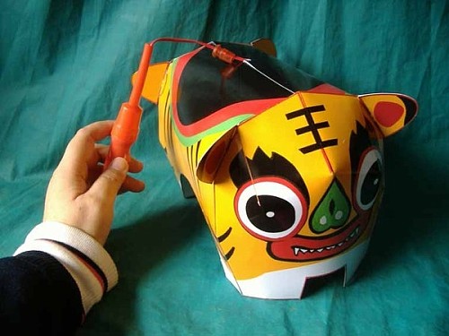 老虎灯笼diy材料包大元宵手工中秋传统制作花