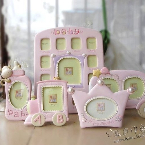 儿童相框摆台3寸6寸宝宝成长相架婴儿周岁照