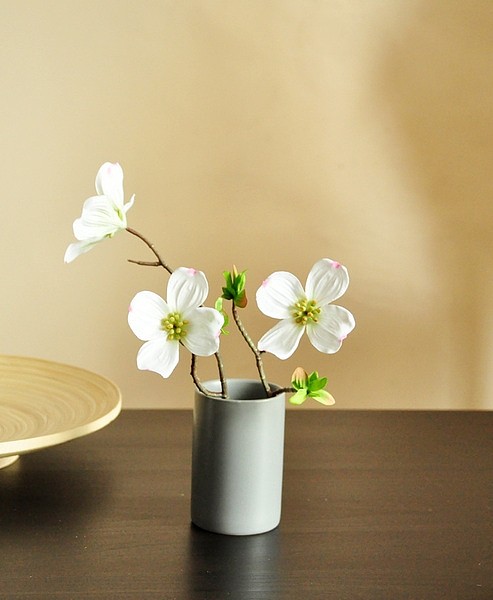 3件包邮 轻舞飞扬 四照花 仿真花艺套装 绢花与