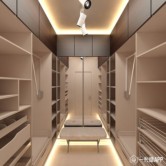 教你们如何来打造衣帽间的灯光
