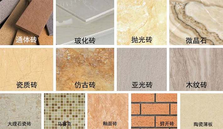 最详细的地砖分类手册-正确区分地砖的使用区域