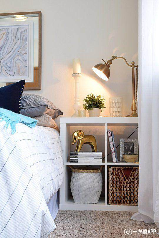 开启你的动手能力,可以将家里废旧的楼梯通过改造,用租床头柜使用