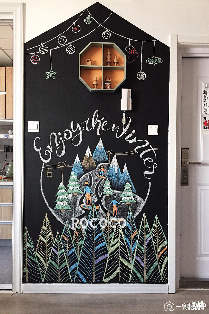 家中自由发挥的角落-黑板墙材质选择