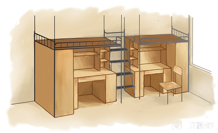 给我这样的宿舍,我宁愿重新读大学!