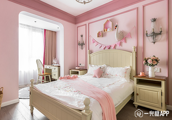 素有"公主色"之称的粉色卧室空间如何打造?