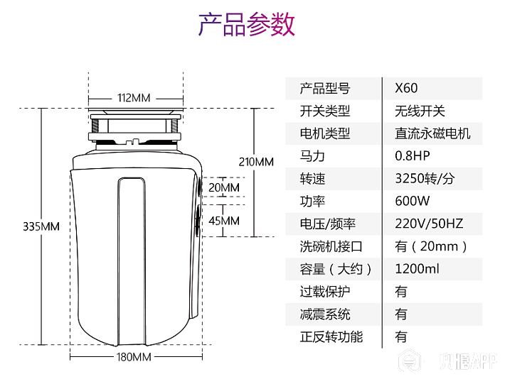 厨房好帮手-爱迪生x60厨房垃圾处理器