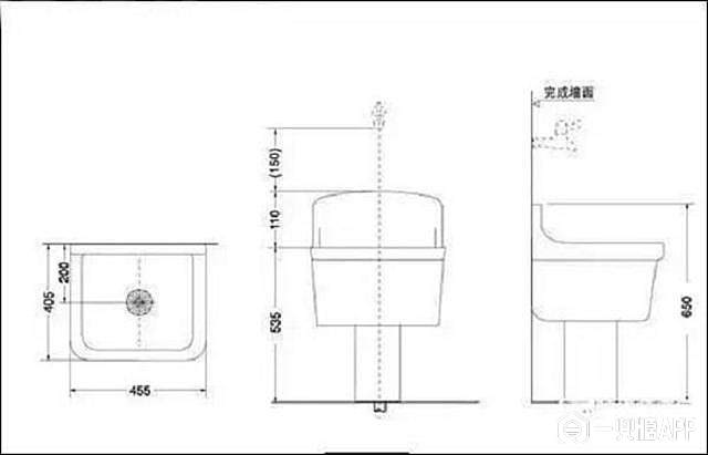 谁做家务谁知道,它有多方便  一般拖把池的尺寸设计应该保持在距离